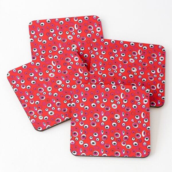 Item preview, Raspberry Nazar – Abstract Eye Pattern designed and sold by VictoriaSvens.