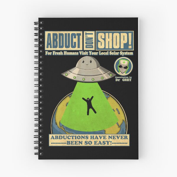 Item preview, Abduct Don't Shop designed and sold by MagicEyesOnly.