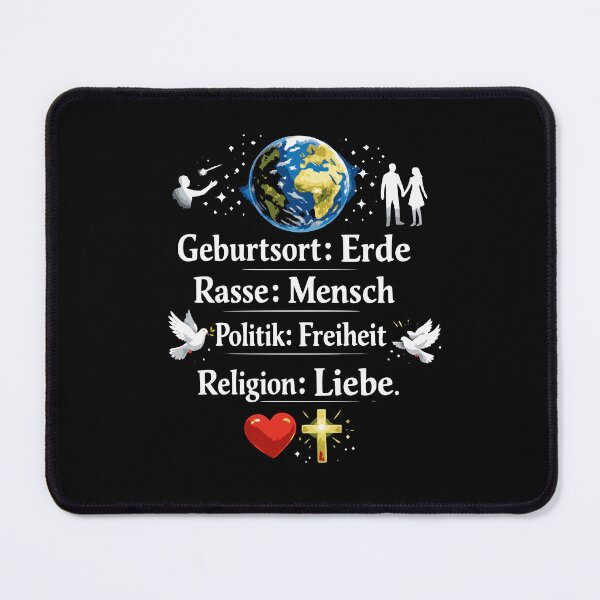 Item preview, Birthplace Earth Race Human Peace Love designed and sold by Loona97.