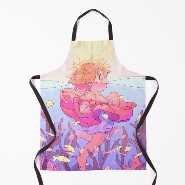 Item preview, Cute art swim girl [[ponyos's]] go -%[ghiblis]%- aways  designed and sold by renzuraart.