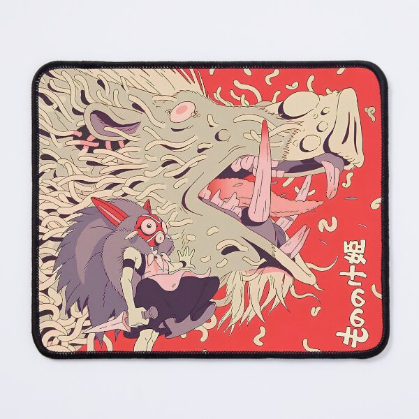 Item preview, scary boar and girl [[themomonokes]] go -%[ghiblis]%-aways  designed and sold by renzuraart.
