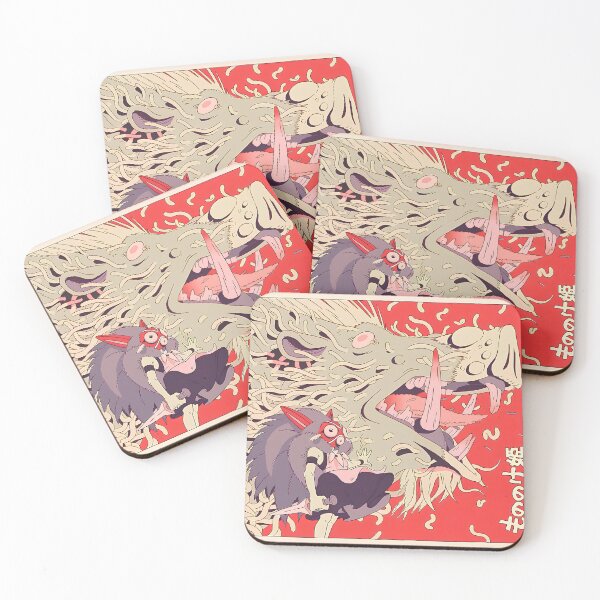 Item preview, scary boar and girl [[themomonokes]] go -%[ghiblis]%-aways  designed and sold by renzuraart.