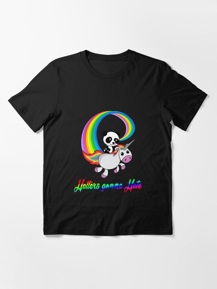 "Haters Gonna Hate Panda Unicorn Gift" Tshirt for Sale by Barnissim Redbubble panda t