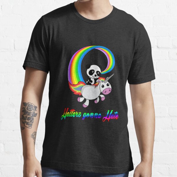 "Haters Gonna Hate Panda Unicorn Gift" Tshirt for Sale by Barnissim Redbubble panda t