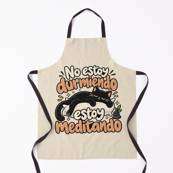 Item preview, No Estoy Durmiendo, Estoy Meditando Spanish Quote | Funny Cat Meditation Design designed and sold by MetaModel Editions.