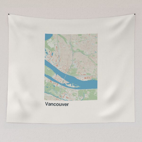 Item preview, Vancouver Minimalistic Map Art designed and sold by MapsNerd.