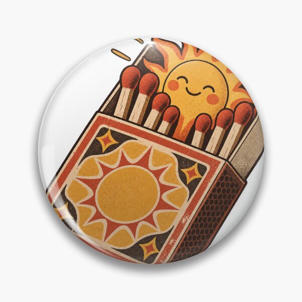 Item preview, Retro Sun Matchbox designed and sold by Glottopia.