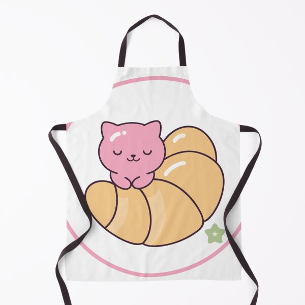 Item preview, Sleepy Cat Croissant Feline Foodie Pet Bakery Lover designed and sold by liviaervan.