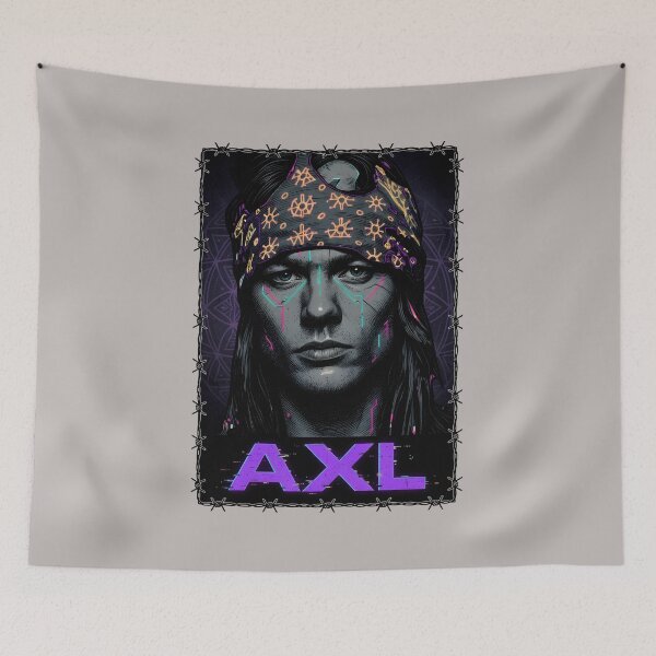 Item preview, Axl Portrait Pop Art Rock Legend Style-66 designed and sold by BiancaKopp.