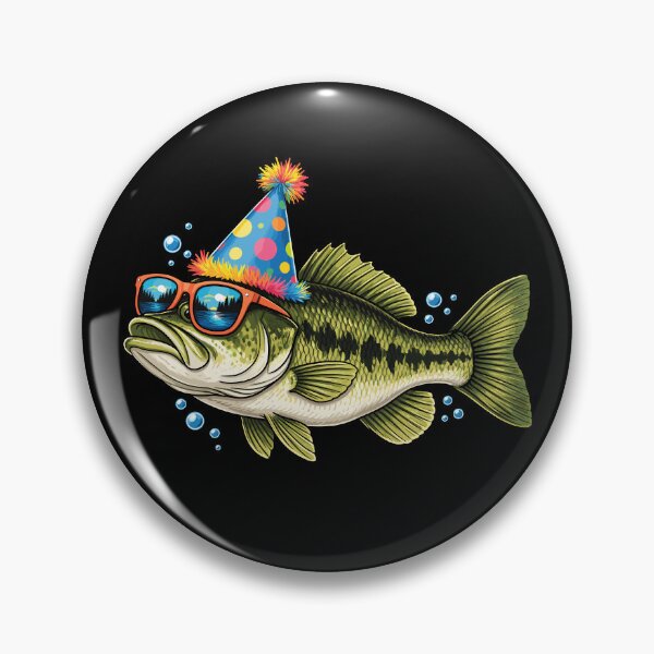 Item preview, Funny Birthday Bass Fishing Fisherman Birthday Party designed and sold by andre-hollow.