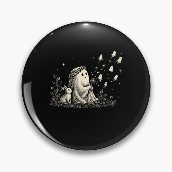 Item preview, Cute Ghost Blowing Dandelion Wish Funny Halloween designed and sold by CAnastazyshop.