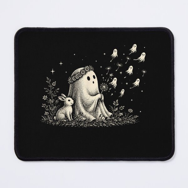 Item preview, Cute Ghost Blowing Dandelion Wish Funny Halloween designed and sold by CAnastazyshop.