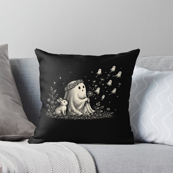 Item preview, Cute Ghost Blowing Dandelion Wish Funny Halloween designed and sold by CAnastazyshop.