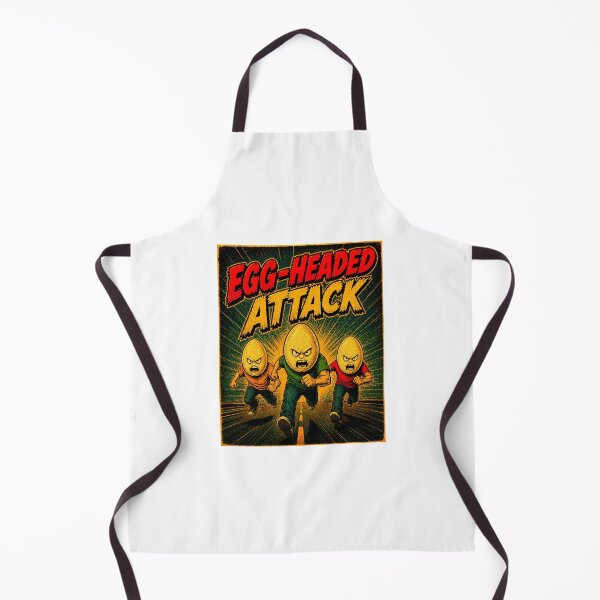 Item preview, Egg Headed Monster Attack Retro Comic Poster designed and sold by Odd Alien Lab.