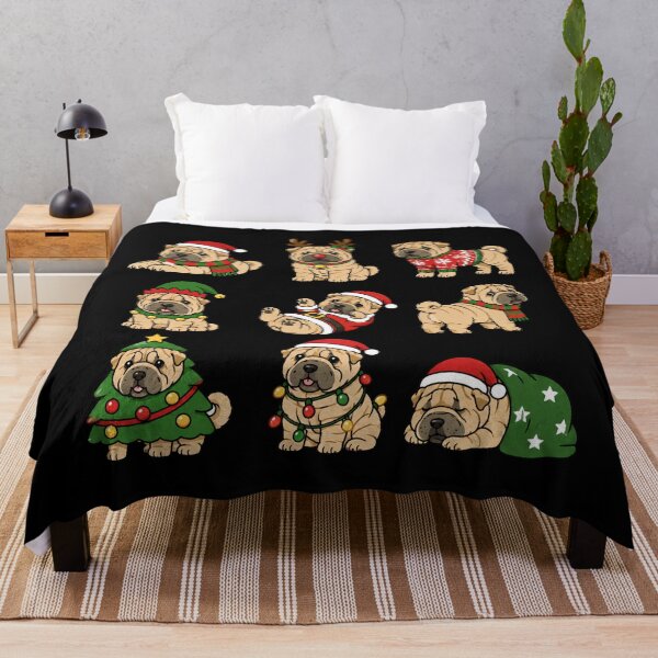Item preview, Funny Chinese Shar-Pei Dog Christmas Holiday Xmas Mom Dad designed and sold by rafaeltto.