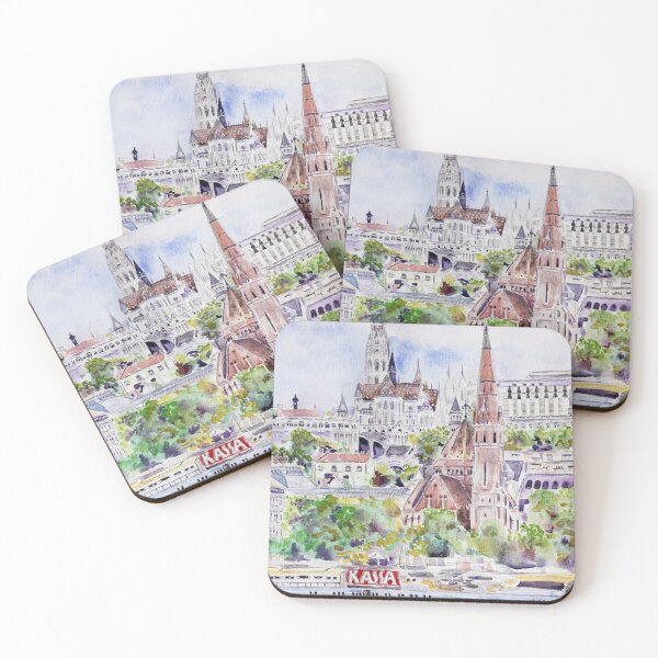 Item preview, Hand painted Hungary Budapest  watercolour  designed and sold by SelenePaintings .