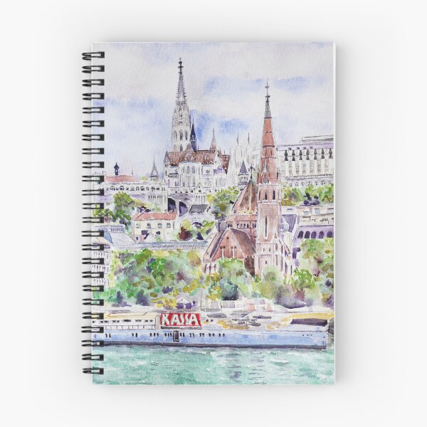 Item preview, Hand painted Hungary Budapest  watercolour  designed and sold by SelenePaintings .