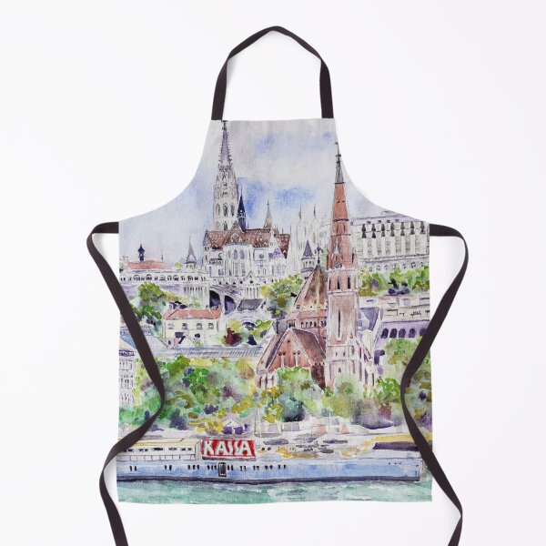 Item preview, Hand painted Hungary Budapest  watercolour  designed and sold by SelenePaintings .