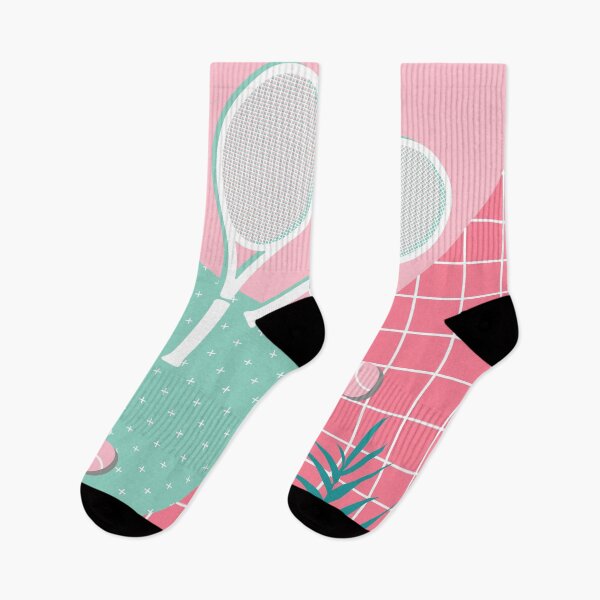 Item preview, Indian Wells Retro 80s Tennis Memphis Collage designed and sold by DesigndN.