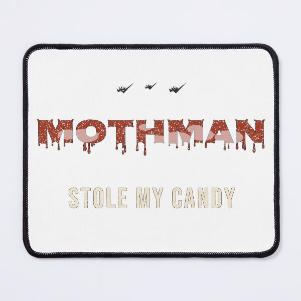 Item preview, Mothman Stole My Candy Funny Cryptid Halloween Tee designed and sold by Worn and Witty.