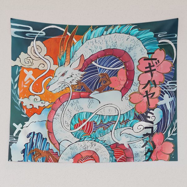 Item preview,  art girl [[kiki's]] go -%[ghiblis]%- flying form ocean aways dragon designed and sold by renzuraart.