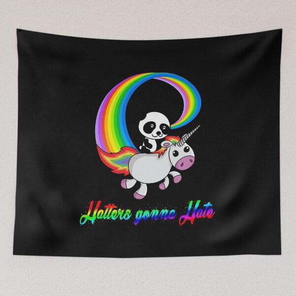 Item preview, Haters Gonna Hate Panda Unicorn Gift designed and sold by Barnissim.