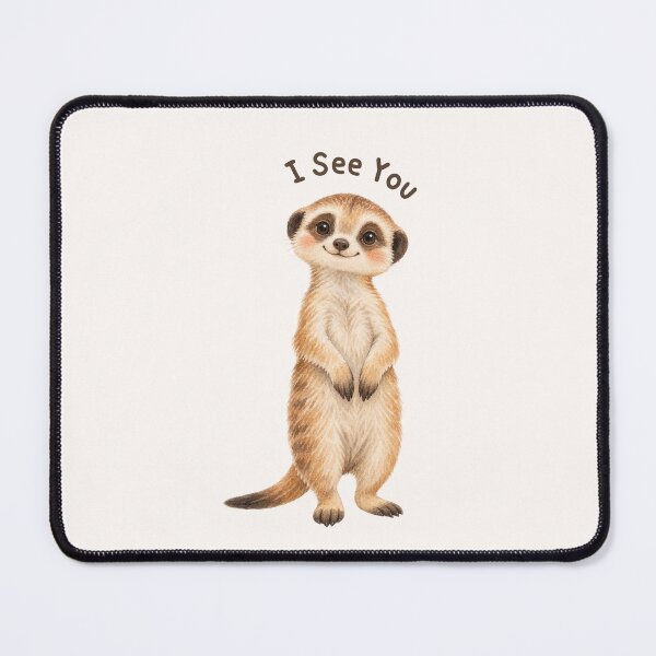 Item preview, I See You Meerkat Safari Art designed and sold by mycute-stickers.