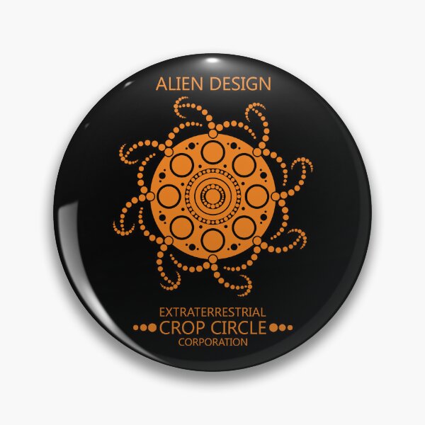 Item preview, Extraterrestrial Crop Circle Corporation Alien Design 22 designed and sold by MagicEyesOnly.