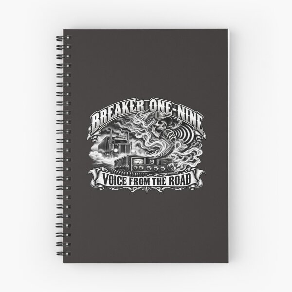 Item preview, Breaker One-Nine | Voice From The Road | Skeleton Driver CB Radio Semi Truck Art designed and sold by NomadForge.