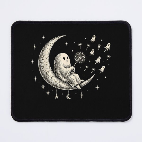 Item preview, Cute Ghost Blowing Dandelion Wish Funny Halloween Spooky designed and sold by CAnastazyshop.