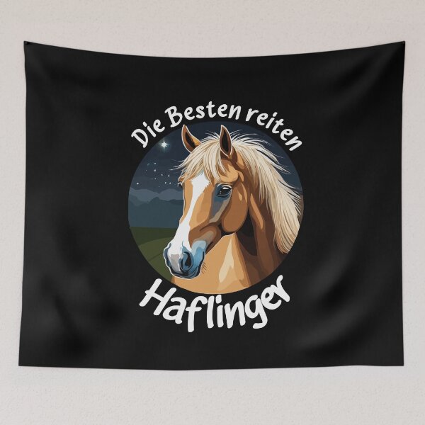 Item preview, Haflinger horse night portrait rider designed and sold by Loona97.