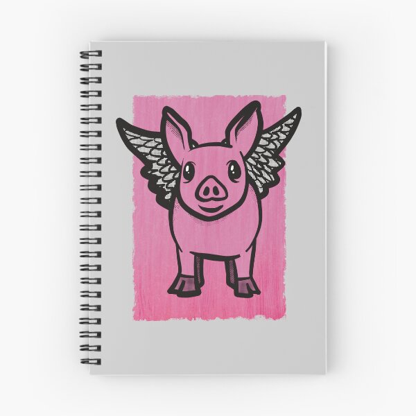 Item preview, Pink Pig with Wings designed and sold by WatershipBound.