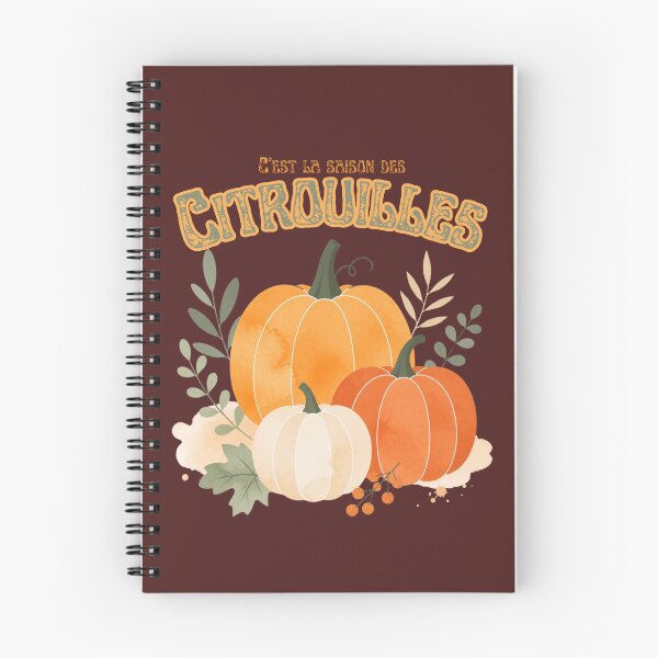 Item preview, It's Pumpkin Season – Vintage Fall Pumpkin Graphic with French text designed and sold by Pics'Elle Creations.