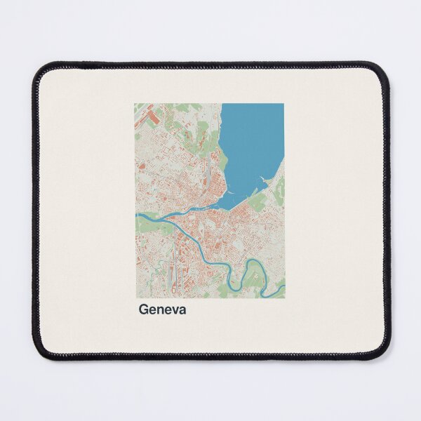 Item preview, Geneva Minimalistic Map Art designed and sold by MapsNerd.