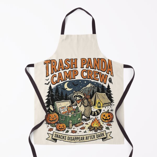 Item preview, Funny Trash Panda Camp Crew - Snacks Disappear After Dark designed and sold by legendaryskins.