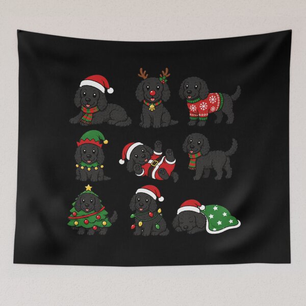 Item preview, Funny Curly Coated Retriever Dog Christmas Holiday Xmas Mom Dad designed and sold by rafaeltto.