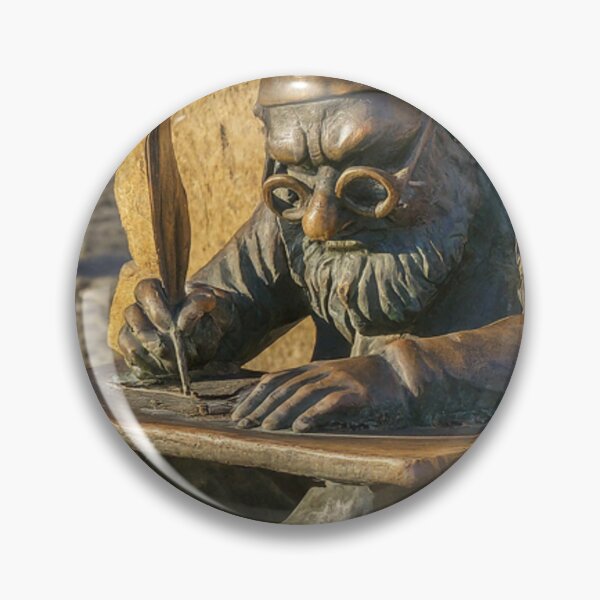 Item preview, Gnome Writing Art Print – Writer Gift, Poland Travel Decor designed and sold by Purrfecta.