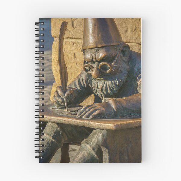 Item preview, Gnome Writing Art Print – Writer Gift, Poland Travel Decor designed and sold by Purrfecta.