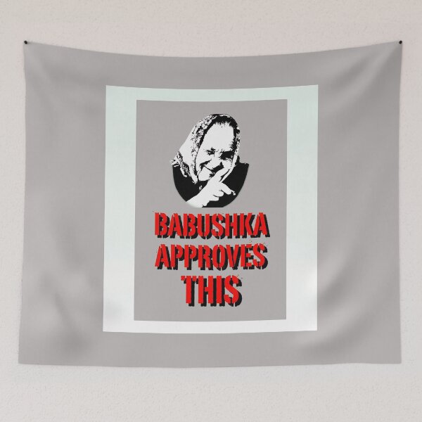 Item preview, Babushka Approves This Funny Grandma Tee-40 designed and sold by ErnstBeckm.