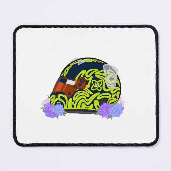 Item preview, Lando Norris 2026 Monza Helmet With Flowers designed and sold by OriDraws.