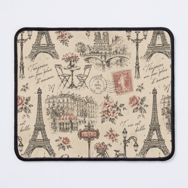 Item preview, With Love From Paris Pattern designed and sold by fivestarprints.