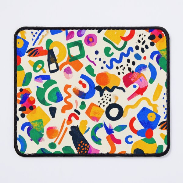 Item preview, Colorful Abstract Matisse Shapes Seamless Pattern designed and sold by lungpleecha.