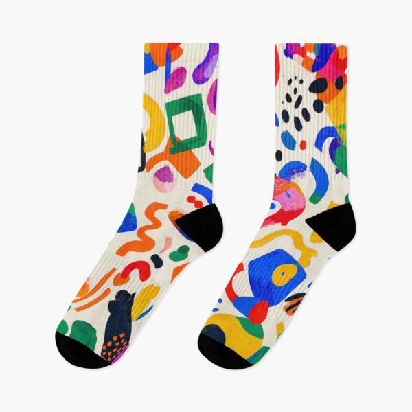 Item preview, Colorful Abstract Matisse Shapes Seamless Pattern designed and sold by lungpleecha.