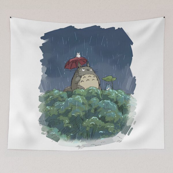 Item preview, Cute art toros [[thetotoros's]]  -%[ghiblis]%- rainy days aways designed and sold by renzuraart.