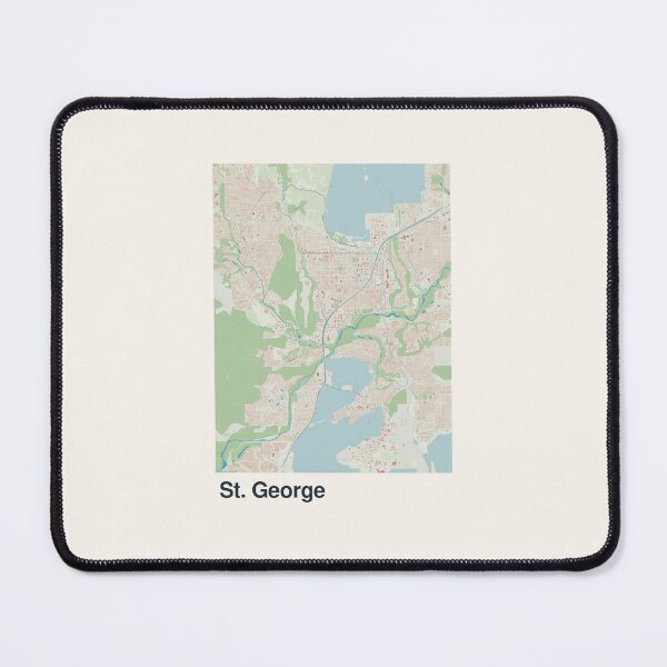 Item preview, St. George Minimalistic Map Art designed and sold by MapsNerd.