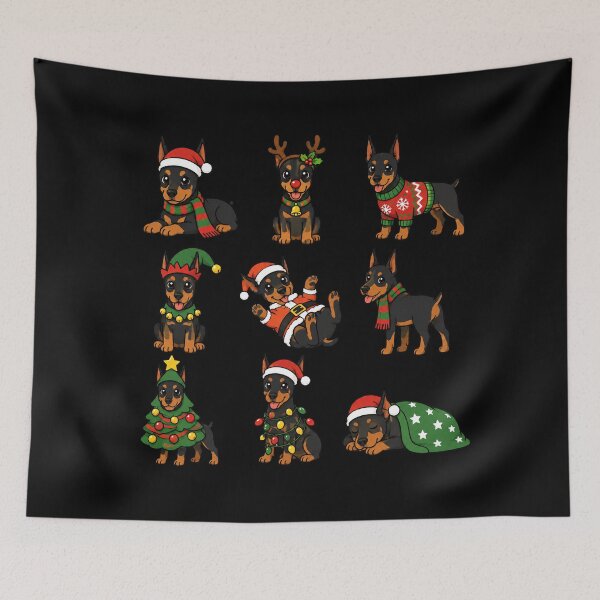 Item preview, Funny Doberman Pinscher Dog Christmas Holiday Xmas Mom Dad designed and sold by rafaeltto.