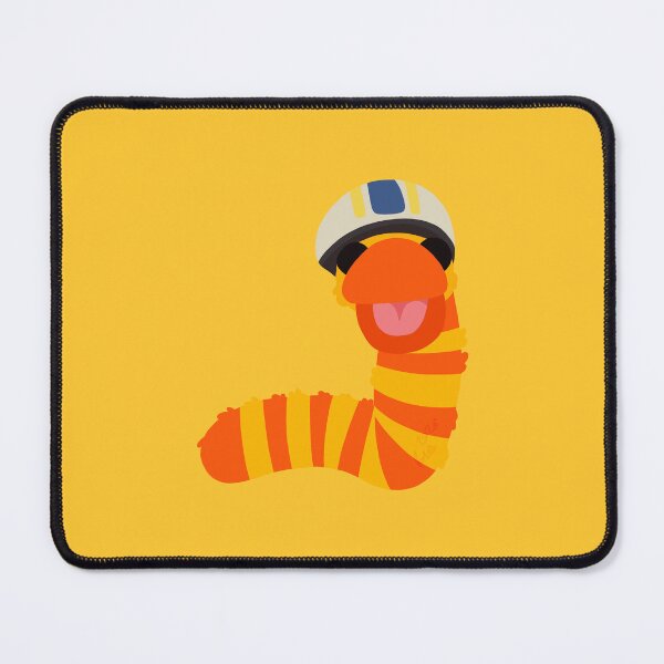 Item preview, Skater Boi Striped Orange Worm designed and sold by ClumsyPillbug.