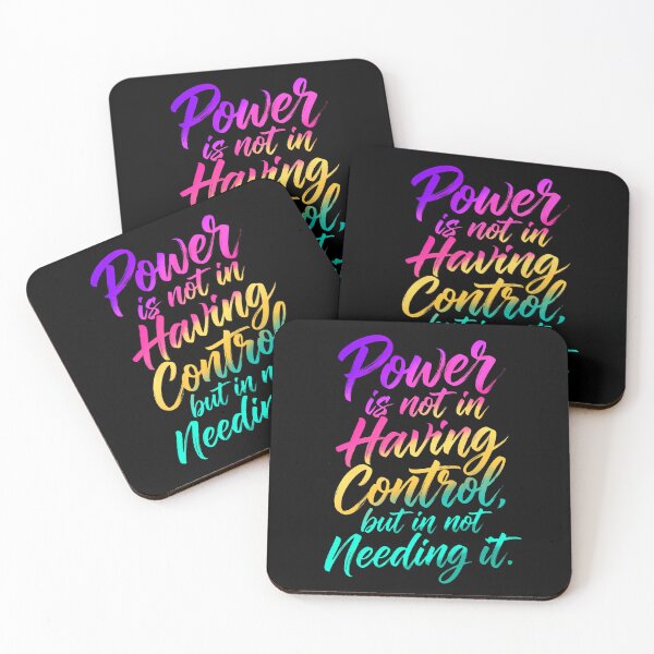 Item preview, Power Is Not In Having Control But In Not Needing It Motivational Art designed and sold by Vibe-Vary.