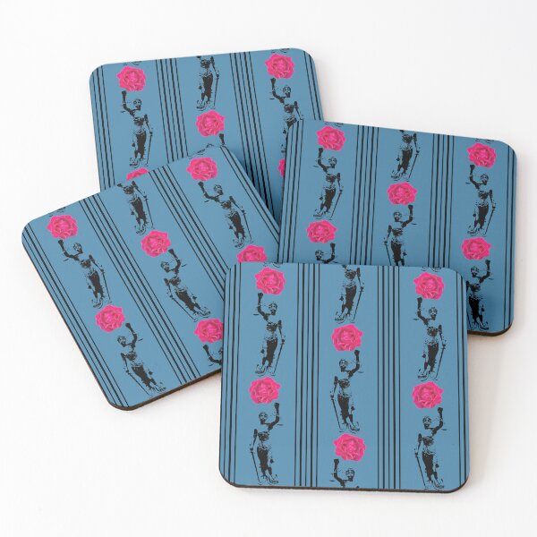 Item preview, Lady Justice & Rose Stripes on Blue designed and sold by Digitalmyth's Designs.
