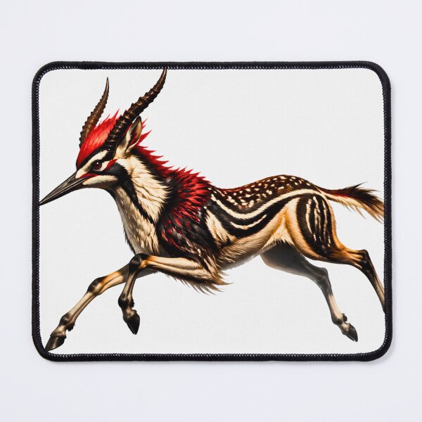 Item preview, Majestic Woodpecker Antelope Hybrid Fantasy Creature designed and sold by Mementoo.